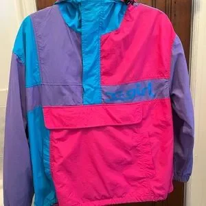 X-Girl | Jackets & Coats | Xgirl Crazy Color Anorak Jacket | Poshmark 